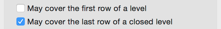 layout properties additional pattern restrictions